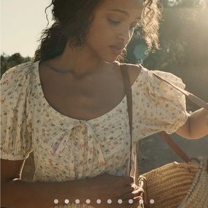 MONCEAU DRESS -- COTTAGE BREEZE FLORAL